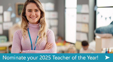 Nominate your 2025 Teacher of teh Year!