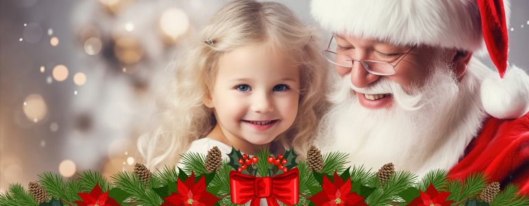 Santa Visit and Coloring Contest Santa Visit and Coloring Contest